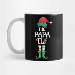 The Papa Elf Christmas Matching Pajama Family Party Gift Mug